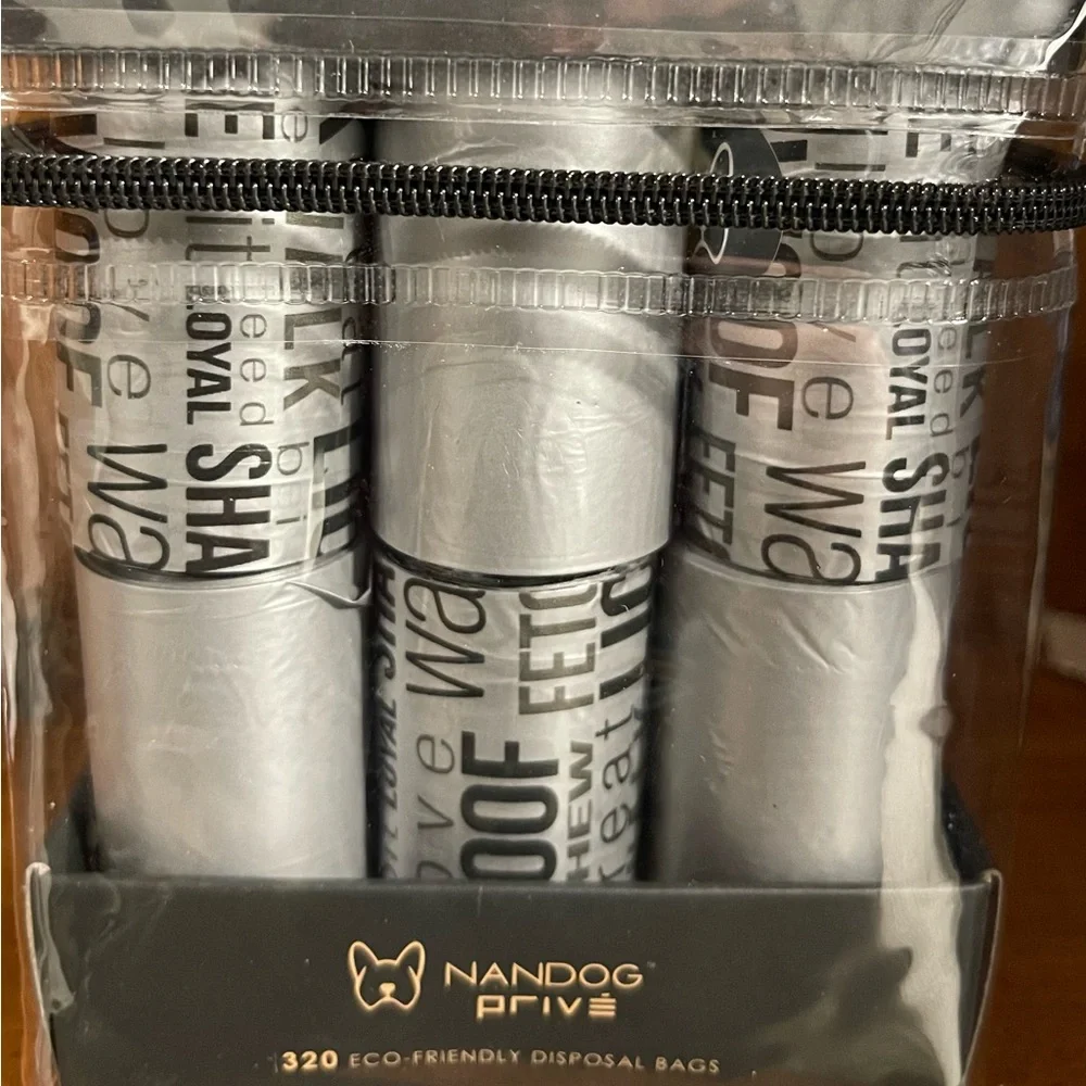 Nandog Prive - 320 (18 rolls) ECO Friendly disposable pet dropping bags